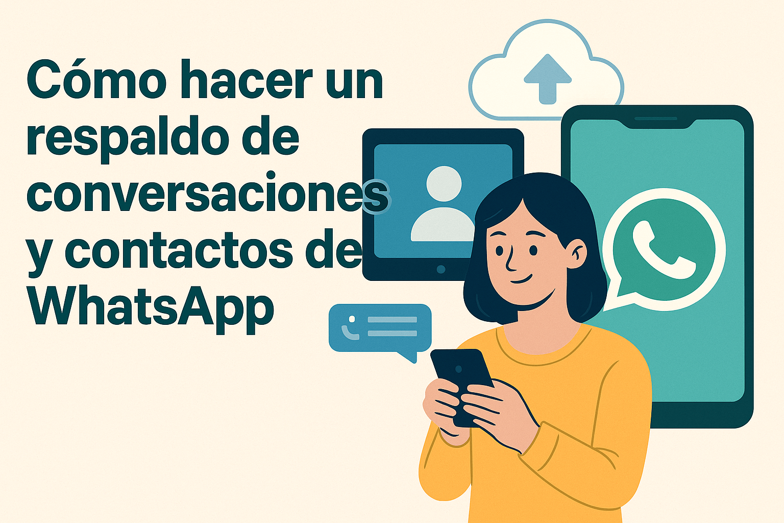 Cómo descargar tus conversaciones y contactos de WhatsApp