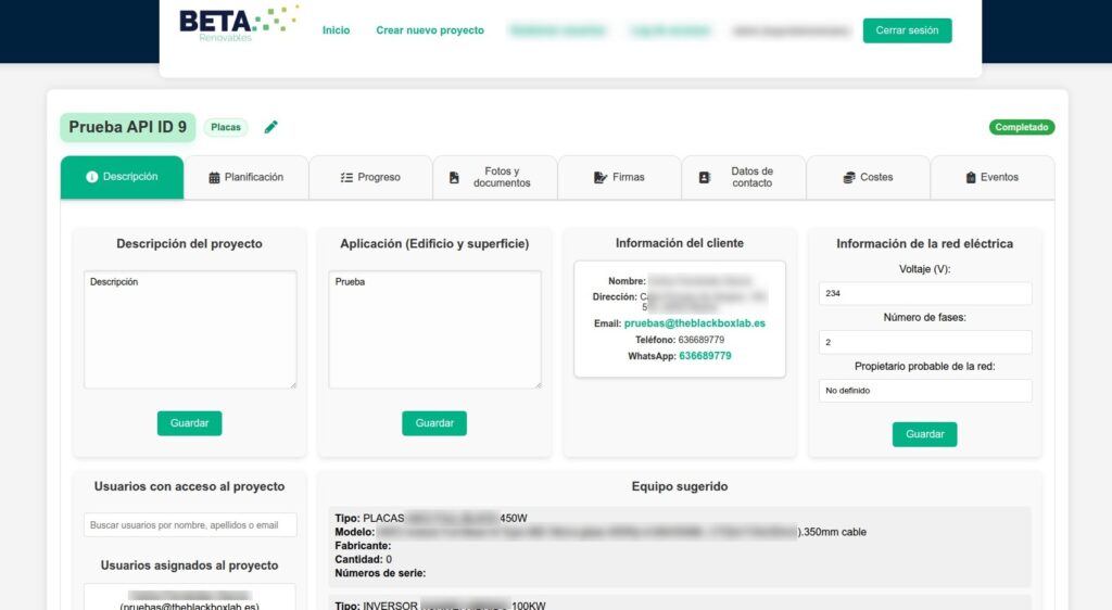 Plataforma BetaRenovables