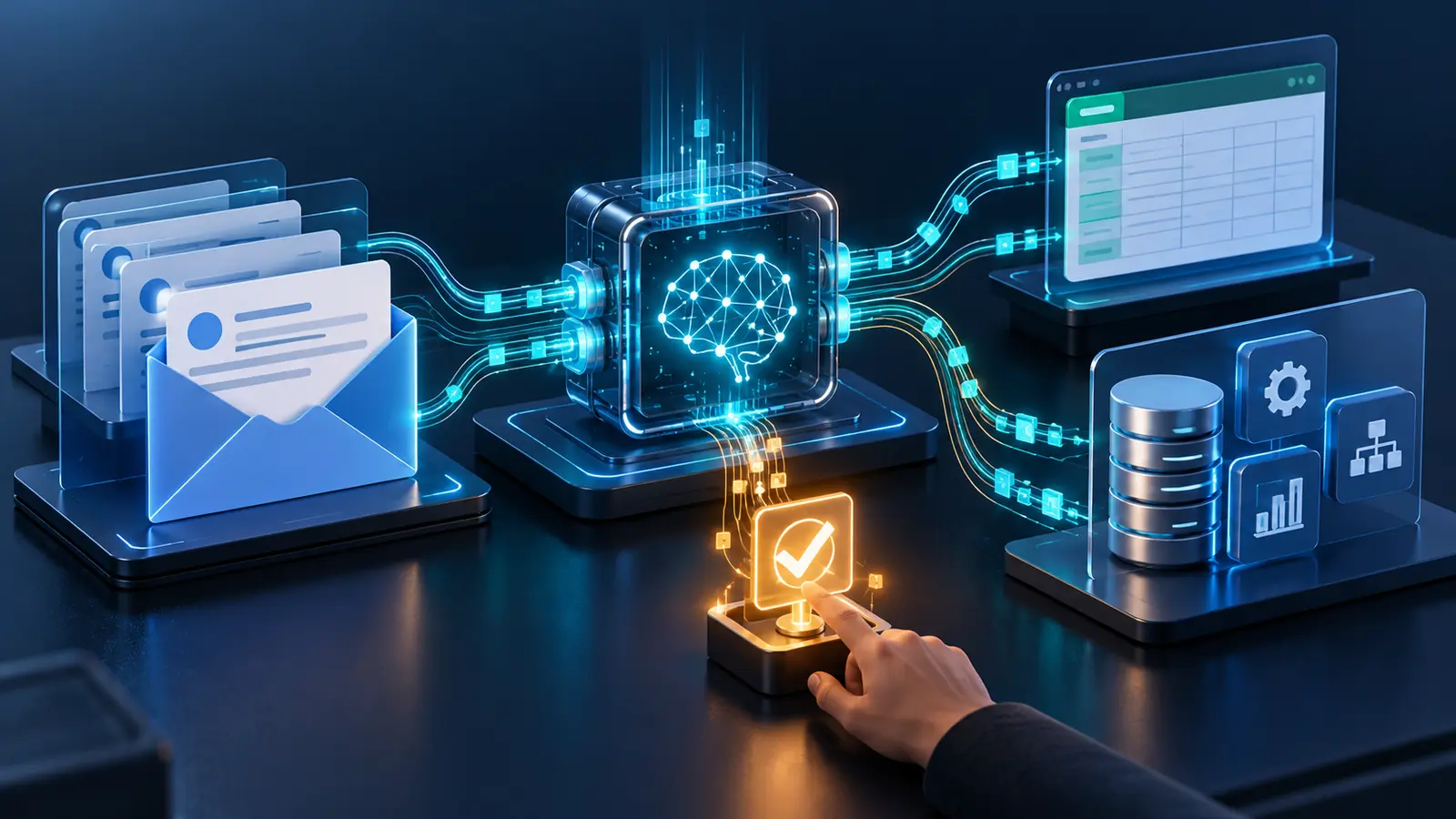 Tu empresa usa IA, pero sigue copiando y pegando: cómo conectar correo, hojas y ERP